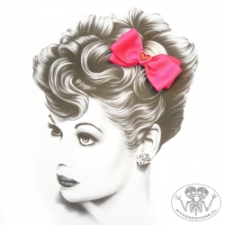 Spinka do włosów Galaretka malinowa serce różowa kokardka sweet lolita